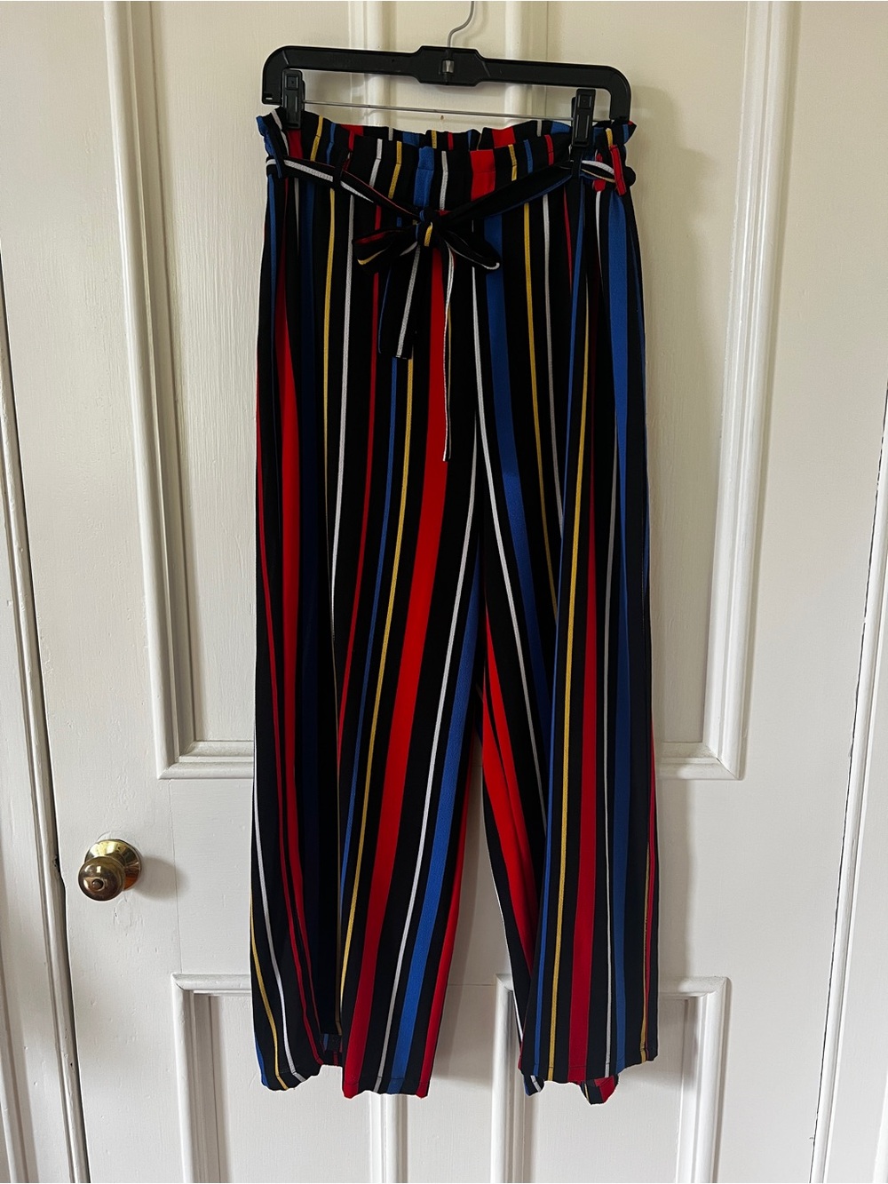 Rue21 paperbag stripe wide leg pants | size M